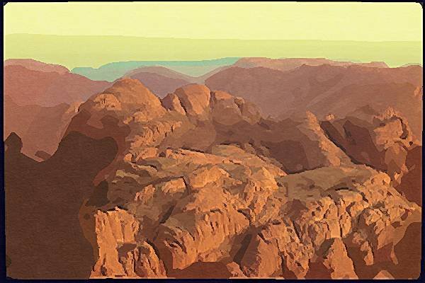 260059 Sunrise Over Mount Sinai, Egypt Dup1 A4 Photo Print