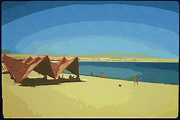 260064 Beach At Sharm Al Sheik, Egypt Dup1 A4 Photo Print