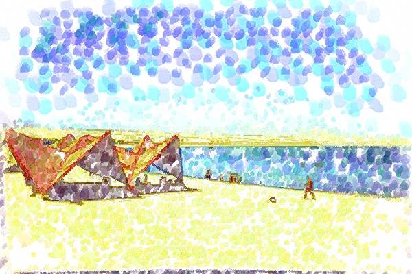260064 Beach At Sharm Al Sheik, Egypt Dup2 A4 Photo Print