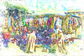 260066 Shopping Bazaar In Abu Dhabi, United Arab Emirates Dup2 A4 Photo Print