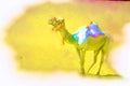 260068 Camel Near Border, Algeria, Hassi Massoud Dup4 A4 Photo Print