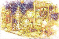 260073 Hamidiyyah Bazaar, Syria, Damascus Dup2 A4 Photo Print