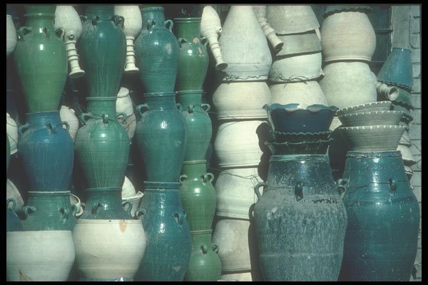 260080 Ceramic Vessels On The Docks, Kuwait City, Kuwait A4 Photo Print