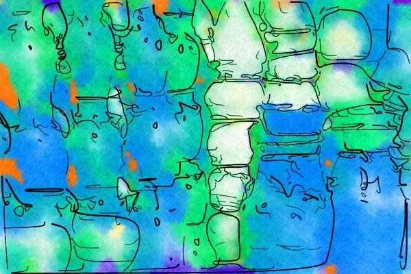 260080 Ceramic Vessels On The Docks, Kuwait City, Kuwait Dup3 A4 Photo Print