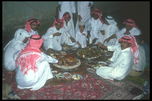 260084 Dinner In A Saudi Home, Saudi Arabia, Dahran A4 Photo Print