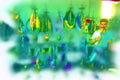 260089 Water Pipes In A Tea House, Saudi Arabia, Jeddah Dup4 A4 Photo Print