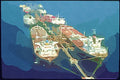 260091 Super tankers Loading Oil, Saudi Arabia Dup1 A4 Photo Print