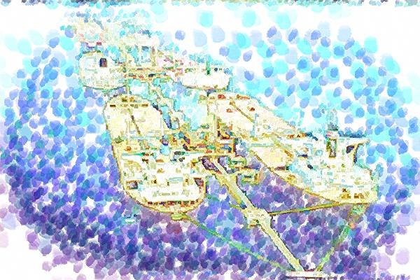 260091 Super tankers Loading Oil, Saudi Arabia Dup2 A4 Photo Print