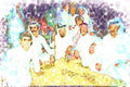 260093 Bedouin Wedding Party, Saudi Arabia Dup2 A4 Photo Print