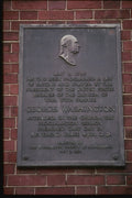 261010 Commemorative Plaque, Christ Church, Alexandria A4 Photo Print