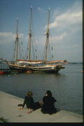 261011 Three masted Sailing Ship Docked At Alexandria Pier A4 Photo Print