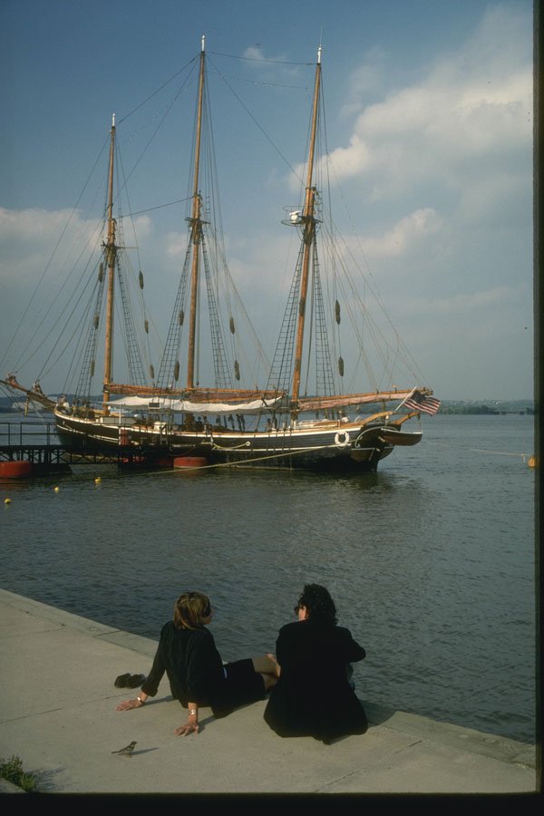 261011 Three masted Sailing Ship Docked At Alexandria Pier A4 Photo Print
