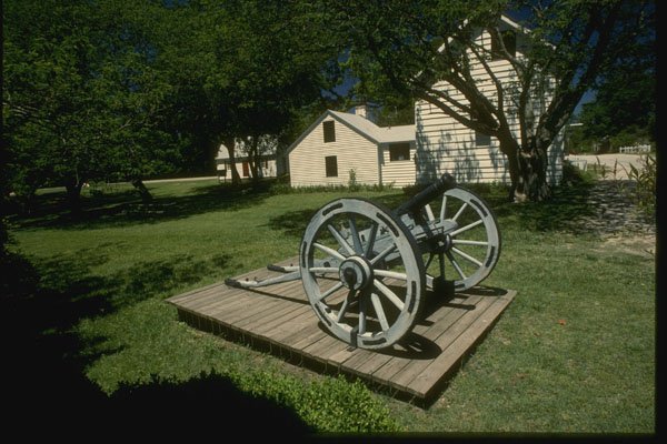 261028 Yorktown Cannon In Historic Village A4 Photo Print