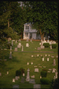 261048 Cemetery, Charlottesville A4 Photo Print