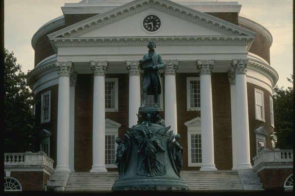 261049 Jefferson Rotunda, U. Of Virginia, Charlottesville A4 Photo Print