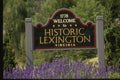 261061 Signboard, Historic Lexington A4 Photo Print