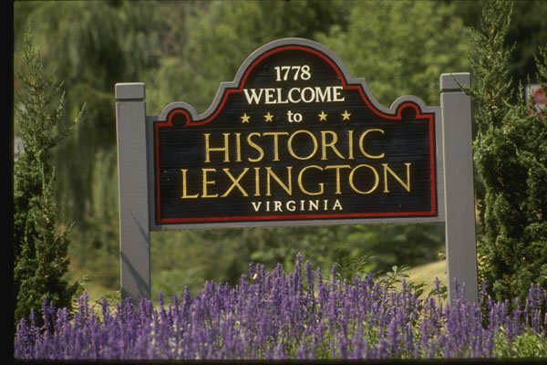 261061 Signboard, Historic Lexington A4 Photo Print