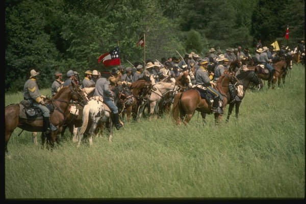 261077 Confederate Cavalry, Louisa County A4 Photo Print