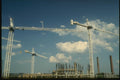 261092 Construction Cranes, Downtown Richmond A4 Photo Print