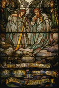 261097 Stained Glass Window, St. John's, Richmond A4 Photo Print