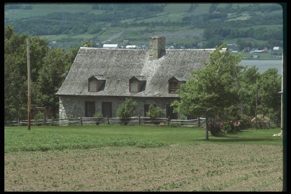 262003 Ile D'Orleans Farm A4 Photo Print