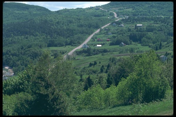 262031 Road Through The Hills, Port au Persil, Charlevoix A4 Photo Print