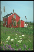 262039 Red House, Iles Mignan A4 Photo Print