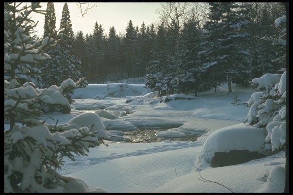 262058 Saguenay Winter, Charlevoix A4 Photo Print