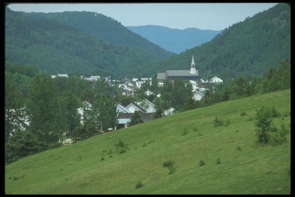 262059 Petit Saguenay Village, Charlevoix A4 Photo Print
