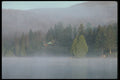 262079 Fog On The Lake, Laurentians A4 Photo Print