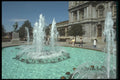 262085 Blue Water Fountain, Montreal A4 Photo Print