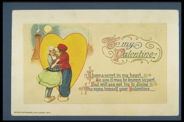 263014 Valentine's Day, Winsch Pub, Germany A4 Photo Print