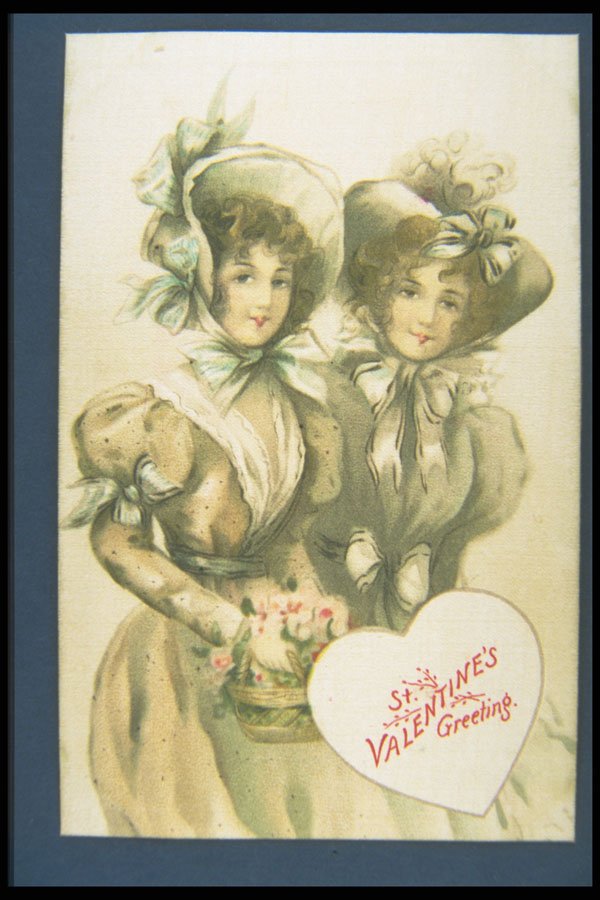 263022 Valentine's Day, Printed In Germany, Silk, Divided Back A4 Photo Print