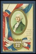 263023 Washington's Birthday, Germany A4 Photo Print