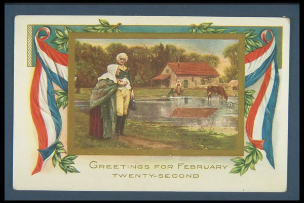 263027 Washington's Birthday, Worcester, MA, Dated 1916 A4 Photo Print