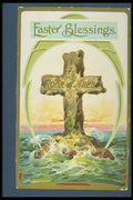263032 Easter, H. Wessler Pub, 1910, Embossed, Divided Back A4 Photo Print