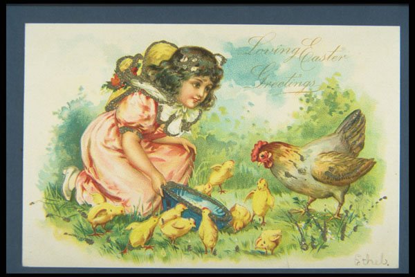 263034 Easter, Tuck, Easter Series, Printed In Germany A4 Photo Print
