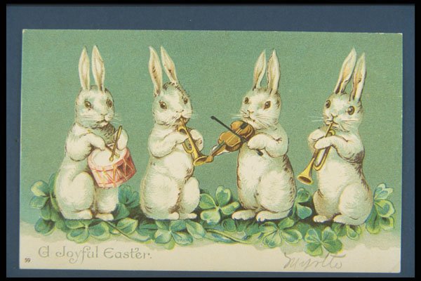 263040 Easter, I. A. P. Co., Embossed A4 Photo Print