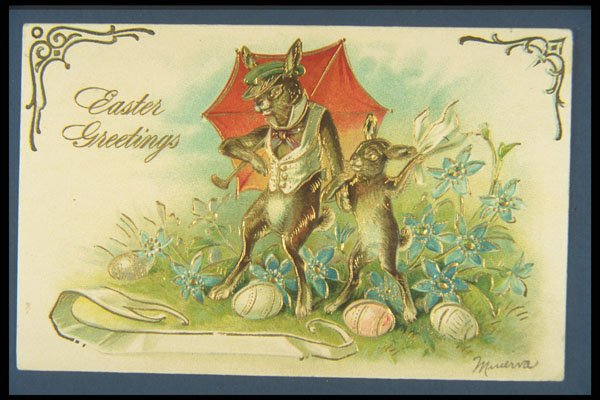 263041 Easter, Philadelphia Postcard Co., 1907 Postmark A4 Photo Print