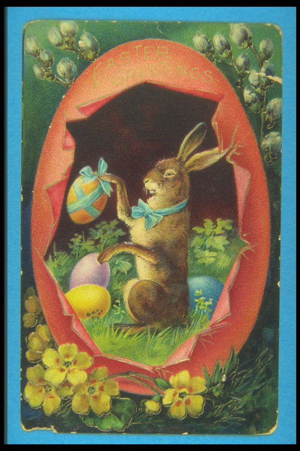 263045 Easter, Printed In Germany, Embossed A4 Photo Print