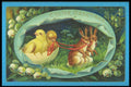 263046 Easter, Printed In Germany, Embossed A4 Photo Print