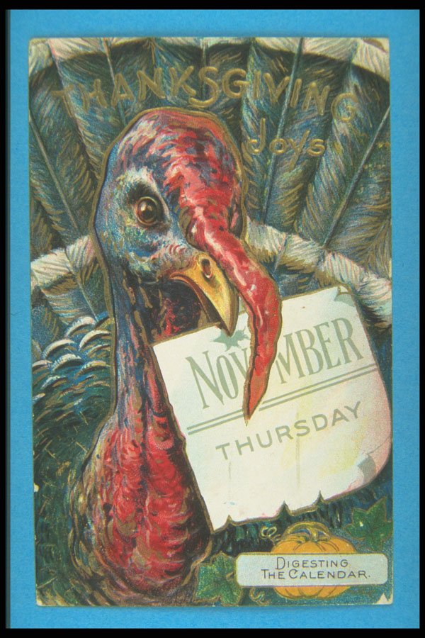 263064 Thanksgiving, Thanksgiving Series, 1909 Postmark A4 Photo Print