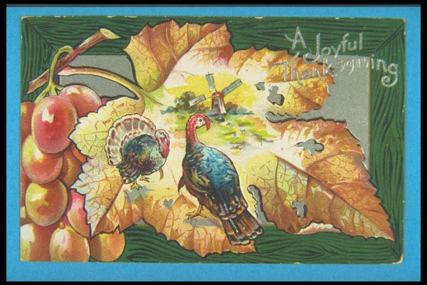 263065 Thanksgiving, Thanksgiving Series, Embossed A4 Photo Print