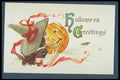263068 Halloween, Embossed, Divided Back A4 Photo Print