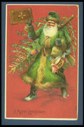 263076 Christmas, 1908 Postmark, Embossed, Divided Back A4 Photo Print