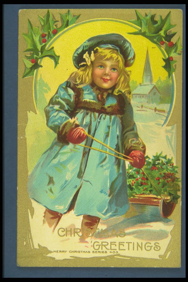 263081 Christmas, Merry Christmas Series, Embossed A4 Photo Print