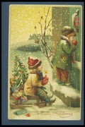 263085 Christmas, 1906 Postmark, Hold To Light Style A4 Photo Print