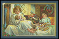 263086 Christmas, Santa Claus Series, Embossed A4 Photo Print