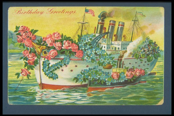 263092 Birthday, Printed In Germany, Embossed, Divided Back A4 Photo Print