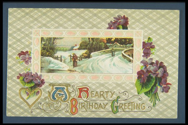 263095 Birthday, J. J. Marks, Birthday Series, 1910 A4 Photo Print